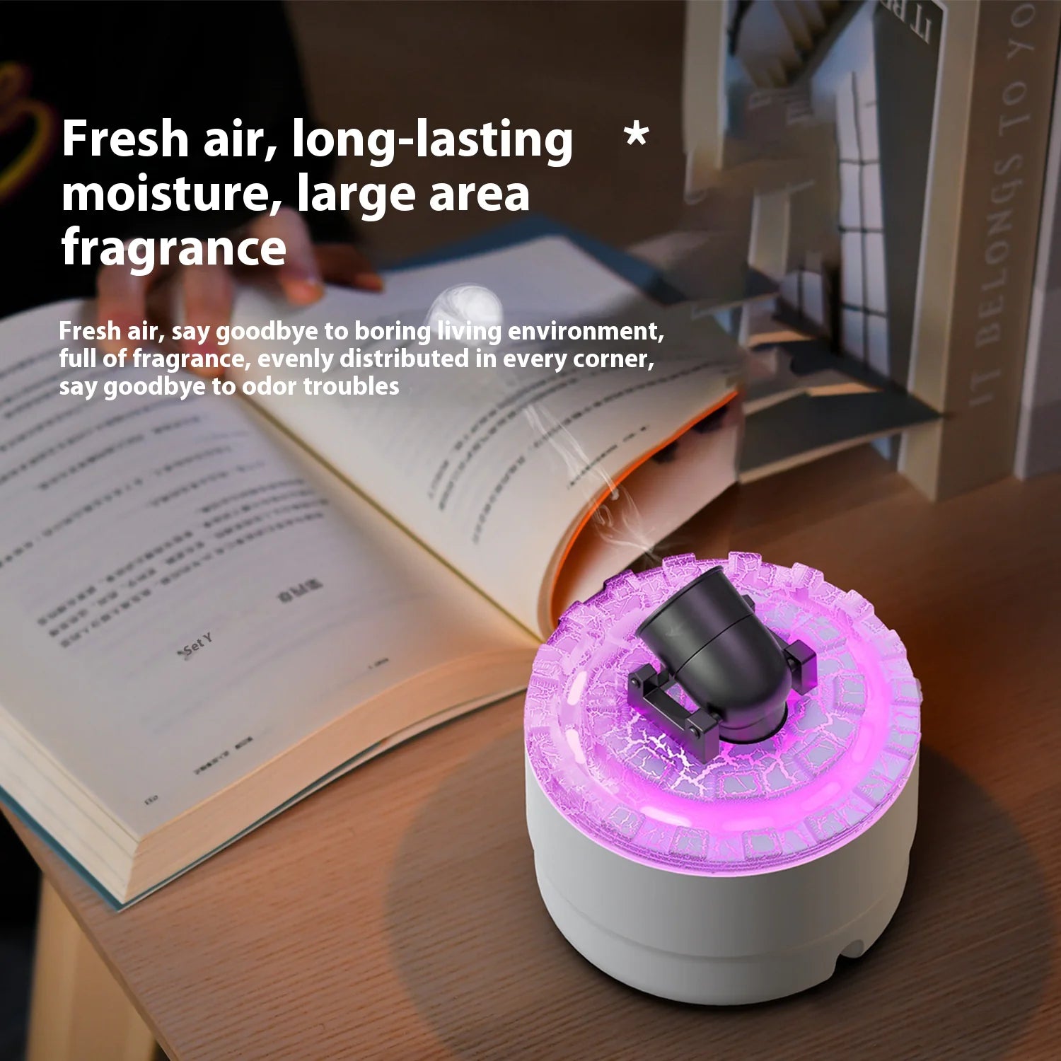 Humidificador Cañón de Luz Grieta Volcánica